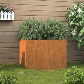 Planter 24.4"x18.5"x18.1" Corten Steel