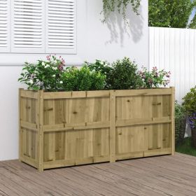 Garden Planter 59.1"x19.7"x27.6" Impregnated Wood Pine