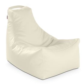 Jaxx Juniper Nautical Edition - Casual Bean Bag Seating for Boat, Yacht & Watersports - Marine Vinyl, White