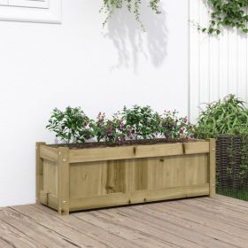 Garden Planter 35.4"x12.2"x12.2" Impregnated Wood Pine