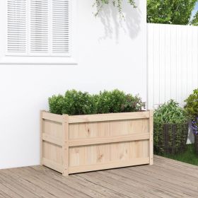 Garden Planter 35.4"x19.7"x19.7" Solid Wood Pine