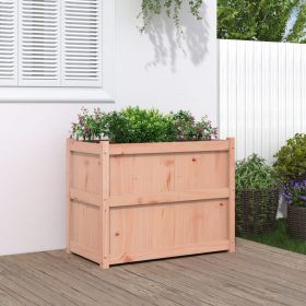 Garden Planter 35.4"x19.7"x27.6" Solid Wood Douglas