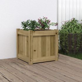 Garden Planter 15.7"x15.7"x15.7" Impregnated Wood Pine